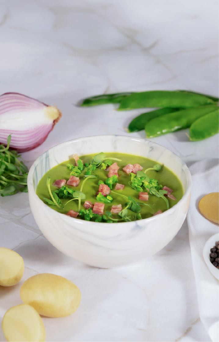 Pea & Smokey Bacon